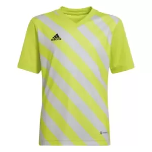 adidas ENT22 Graphic T Shirt Juniors - Yellow