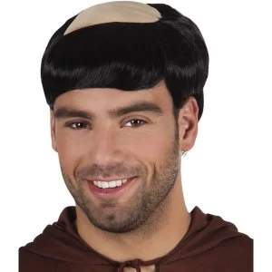 Monk Bold Head Wig Fancy Dress