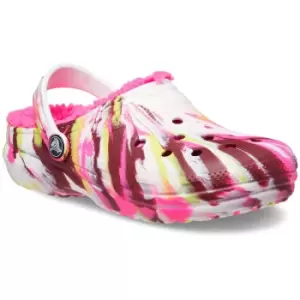 Crocs Girls Toddler Classic Lined Marbled Lightweight Clogs UK Size 6 (EU 23)