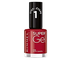 Rimmel Super Gel Nail Polish - 56 Sexy Santa, DEEP RED