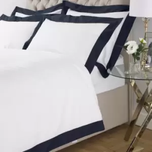 Harvard 200TC Oxford Border Pillowcase Navy