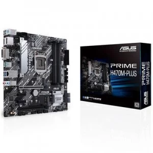 Asus Prime H470M Plus Intel Socket LGA1200 H5 Motherboard