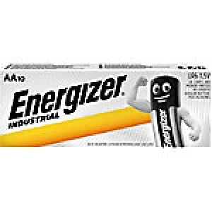 Energizer AA Alkaline Batteries Industrial LR6 1.5V 10 Pieces