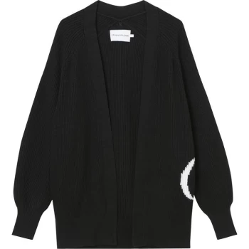 Calvin Klein Jeans Logo Cardigan - CK BLACK