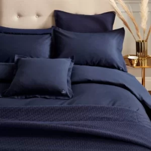 Bedeck of Belfast Fine Linens Muro Double Duvet Cover, Midnight