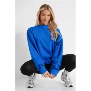 I Saw It First Ultimate Oversized Sweatshirt Dress - Blue