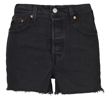 Levis RIBCAGE SHORT womens Shorts in Black - Sizes US 29,US 30,US 26,US 24,US 31