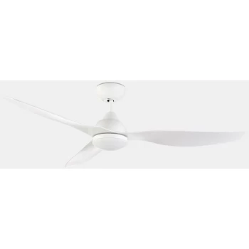 Leds-c4 Lighting - LEDS C4 Nepal 3 Blade 132cm Ceiling Fan with Light For Life LED Light Bright White