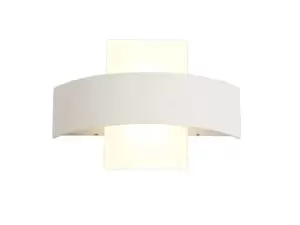 Up & Downward Lighting Wall Lamp, 2 x 5W LED, 3000K, 850lm, IP54, Sand White