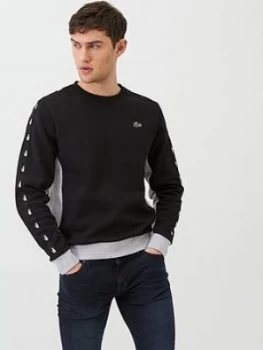 Lacoste Sports Tape Logo Sweatshirt