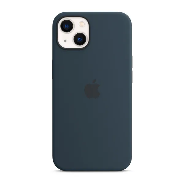 Apple Apple Silikon Case mit MagSafe Back cover Apple iPhone 13 Abyss blue MM293ZM/A