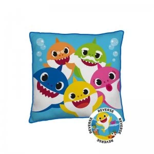 Baby Shark Family Square Cushion