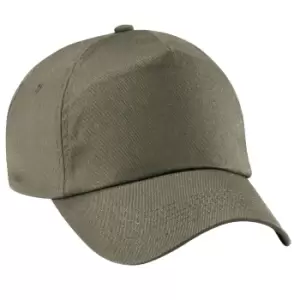 Beechfield Unisex Plain Original 5 Panel Baseball Cap (One Size) (Olive Green)