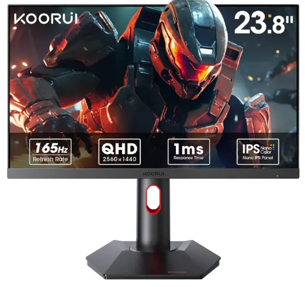 KOORUI 24" GP01 Quad HD IPS LED Gaming Monitor