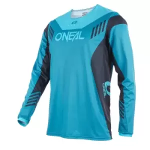 O'Neal Element FR Plain V.22 Long Sleeve Jersey Petrol/Teal-Medium