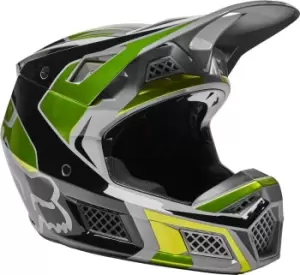 FOX V3 RS Mirer Motocross Helmet, yellow Size M yellow, Size M