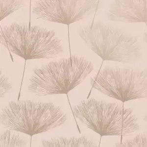 Holden Decor Glistening Fleur Blush Pink Wallpaper - 10.05m x 53cm