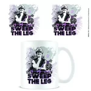 the Karate Kid Sweep the Leg Mug