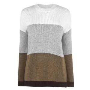 Velvet Alessia Colour Block Jumper - Multi