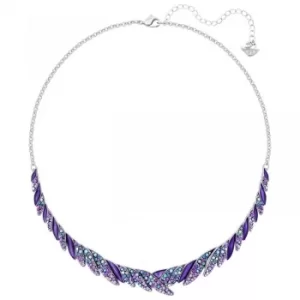 Ladies Swarovski Silver Plated Hearty Necklace