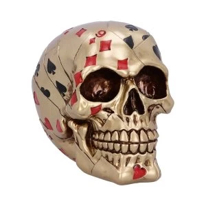 Dead Mans Hand Gold Skull