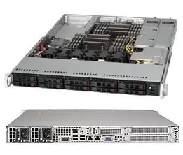 Supermicro SuperChassis 116AC2-R706WB2 Rack Black 750 W