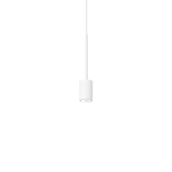 Archimede Integrated LED Cylinder Pendant Ceiling Light White 250Lm 3000K