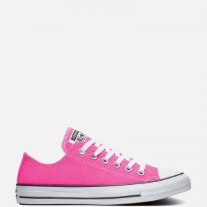 Converse Womens Chuck Taylor All Star Canvas Ox Trainers - Pink - UK 7