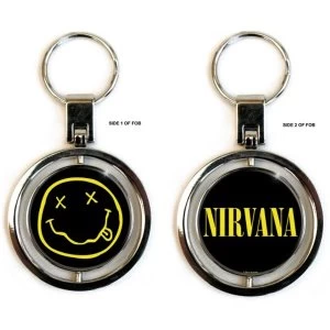 Nirvana - Smiley Logo Keychain