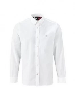 Tommy Hilfiger Lightweight Oxford Shirt - White, Size S, Men