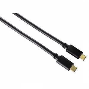 Hama USB 2.0 Type C Cable Gold-plated Double shielded 0.75m