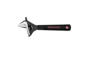 Teng Tools 4003WT 8" Adjustable Wrench - Wide Jaw - 15° Jaw (38.6mm Cap)