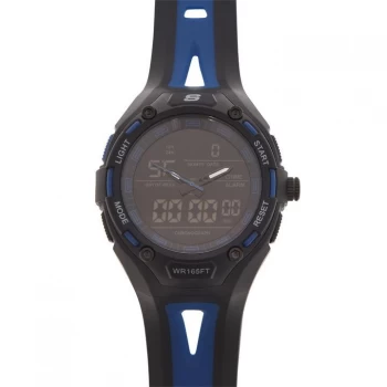Skechers Digital Watch Mens - Black/Blue