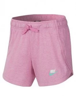 Nike Girls Jersey Shorts - Pink