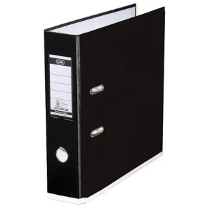 Elba MyColour A4 Lever Arch File Polypropylene 80mm Black/White Single