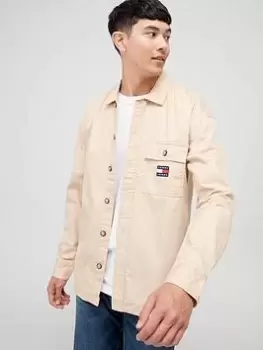 Tommy Jeans TJM Classic Solid Overshirt - Trench, Trench Size M Men