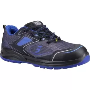 Safety Jogger Mens Cador Safety Trainers (10.5 UK) (Black/Blue)