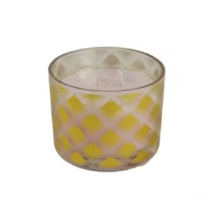 Deco Glam 2 Wick Wax Filled Candle Pot Prosecco Scent