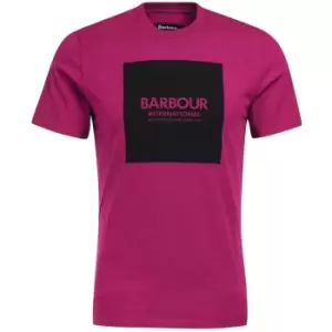 Barbour International Block T-Shirt - Purple