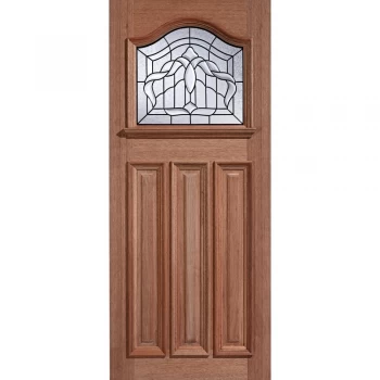 LPD External Hardwood ESTATE CROWN Lead Double Glazed Front Door M&T - 813mm x 2032mm