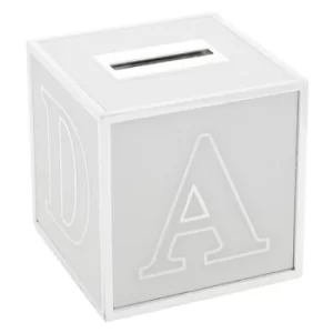 ABC Cream Silver Money Box