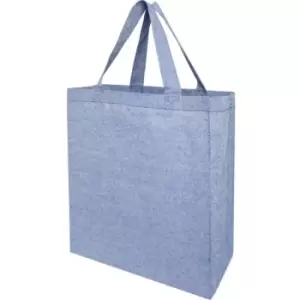 Pheebs Recycled Tote Bag (33cm x 28cm x 15.5cm) (Blue Heather) - Bullet