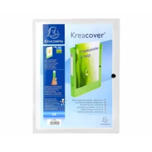 Kreacover PP Filing Box 40mm A4, Frosted, Pack of 5