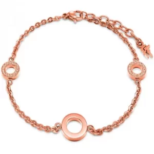 Ladies Folli Follie PVD rose plating Classy Bracelet