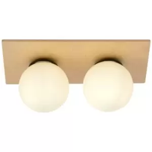 Emibig Kenzo Brown Globe Ceiling Light 2x E14