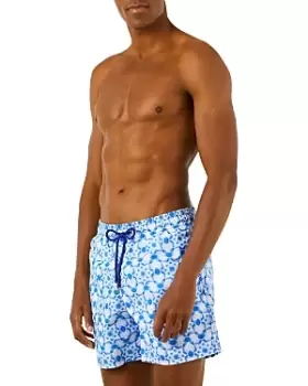 Vilebrequin Ikat Medusa Geo Print Regular Fit 5.5 Swim Trunks