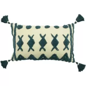 Furn Esme Cushion Cover (One Size) (Teal)