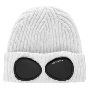 CP COMPANY Goggle Knit Hat - White