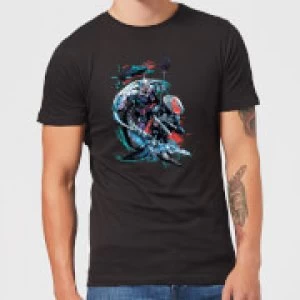 Aquaman Black Manta & Ocean Master Mens T-Shirt - Black