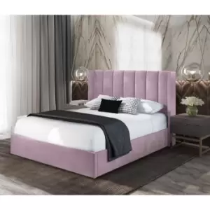 Marilynn Bed Small Double Plush Velvet Pink